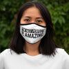 I'm Not Perfect, I'm AMAZING-  Fitted Polyester Face Mask