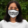 I'm Not Perfect, I'm CONFIDENT-  Fitted Polyester Face Mask