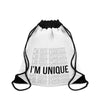 I am Unique-Drawstring Bag