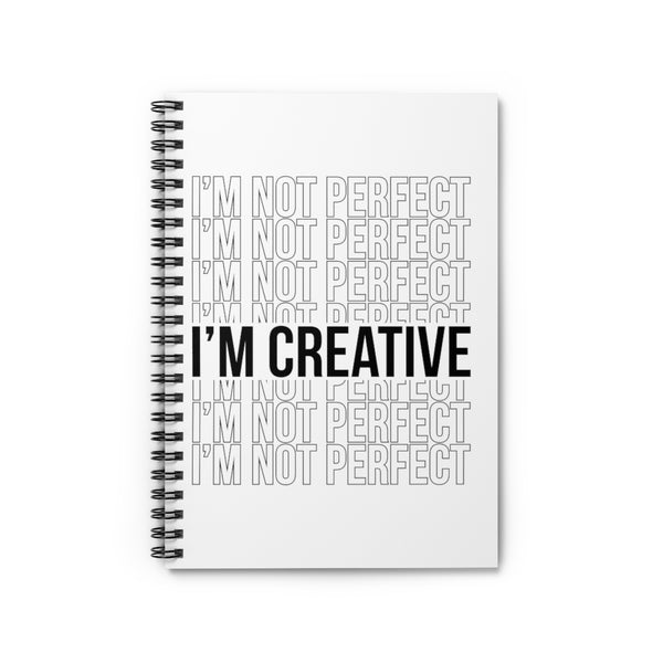 I'm Creative-Spiral Notebook - Ruled Line