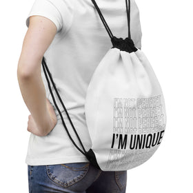 I am Unique-Drawstring Bag