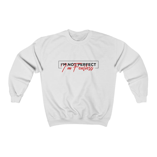 I'm Fearless-Black with Red Signature-ADULT-Unisex Sweatshirt